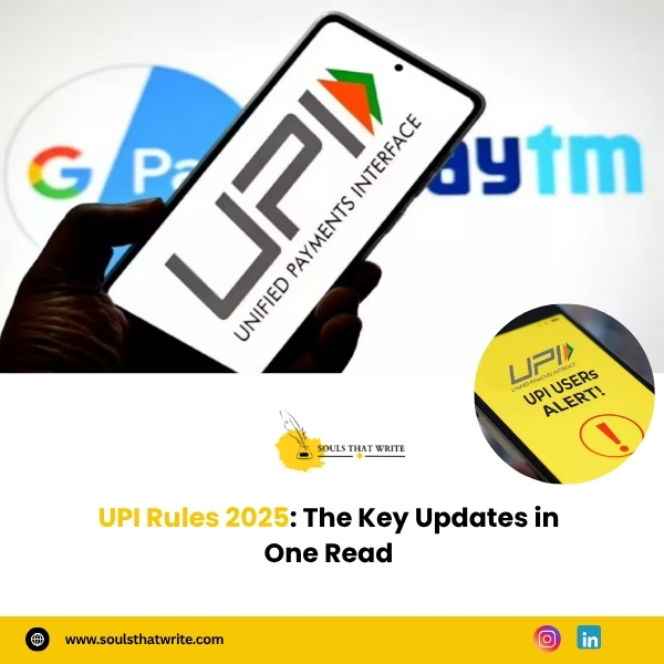 Starting August 1, 2025, new UPI rules have officially rolled out across India, impacting users of platforms like PhonePe, Google Pay, and Paytm. These updates, introduced by the National Payments Corporation of India (NPCI), aim to streamline the online payment experience and ensure greater compliance and smoother transactions. While some users may notice subtle shifts in daily transactions, there’s no disruption expected—provided you follow the new NPCI mandates. The adjustments are designed to make digital payments more secure, faster, and more efficient across the board. Whether you're transferring money, scanning QR codes, or paying bills, these rule changes are built to improve the system, not complicate it. It’s a key step in UPI’s evolution as it continues to dominate India’s digital payments landscape. If you’re an active UPI user, now’s the time to get familiar with what’s new. Staying informed means your payments stay hassle-free. At Soulsthatwrite, we believe in bringing you the best scoop so you can be well-versed in the market arrangements.