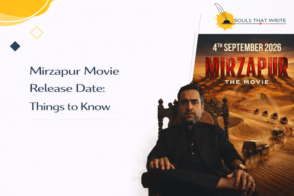 Mirzapur Movie Release Date is here.