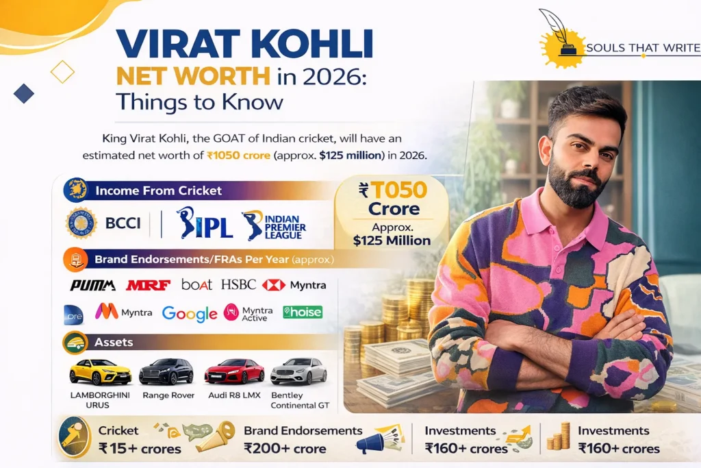 Virat kohli net worth, get to know everything