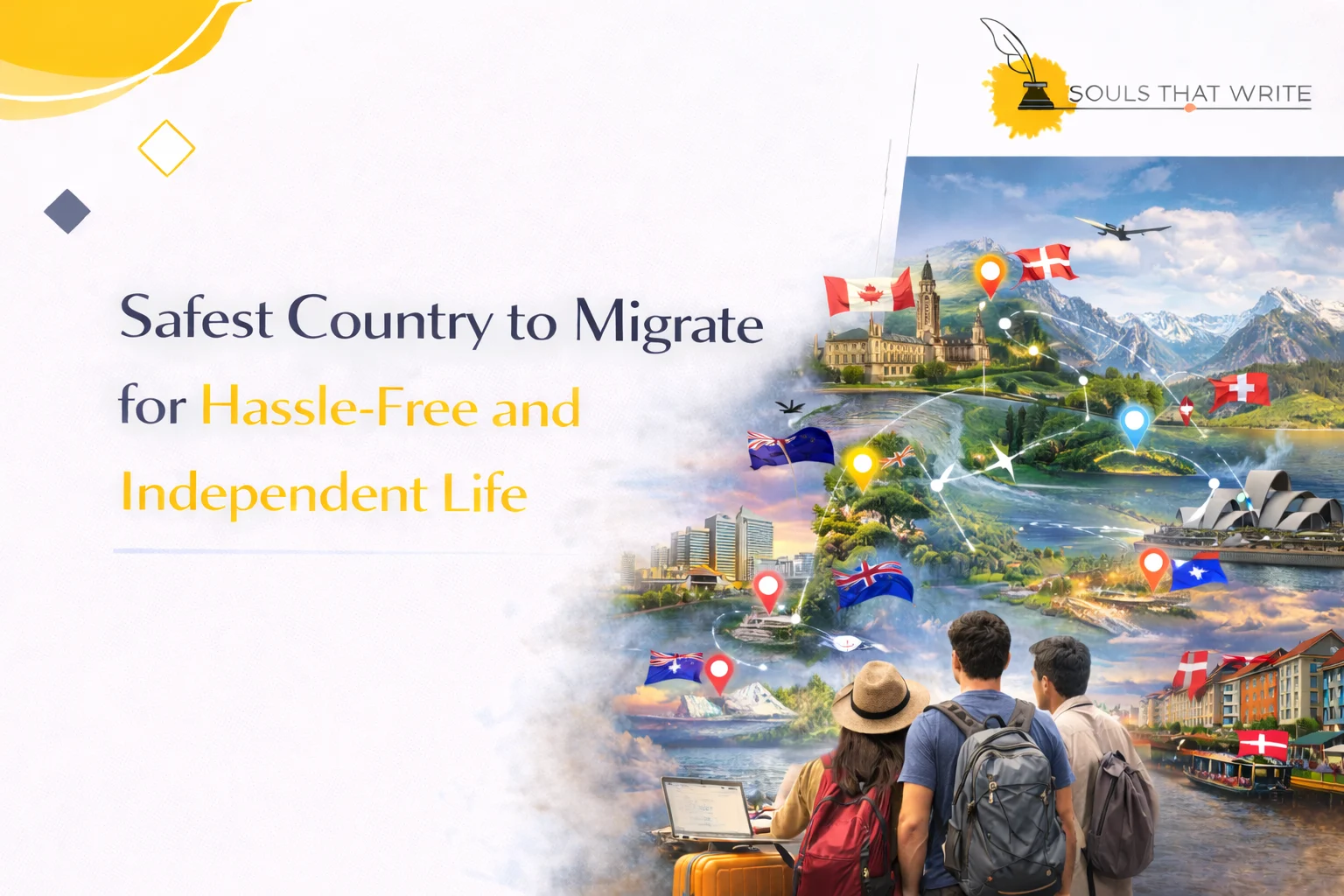 Explore the list of safest country to migrate in